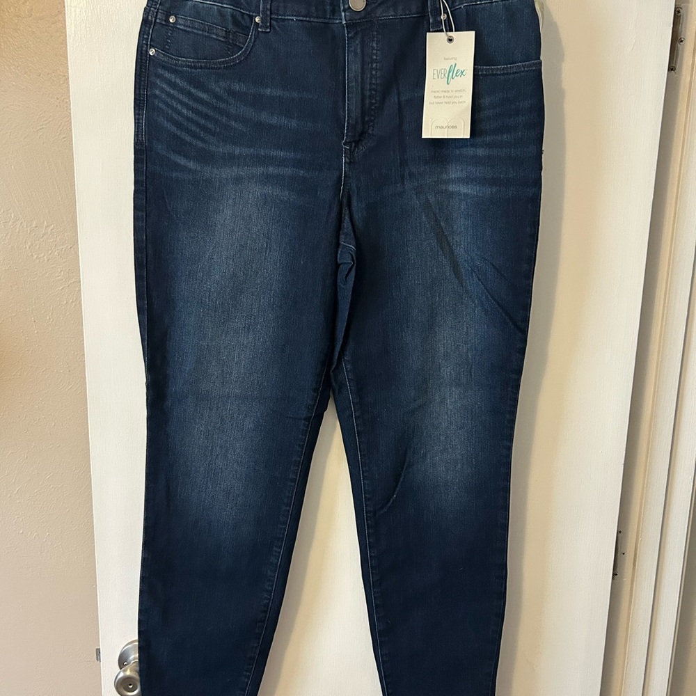 Women's Dark Blue Jeans